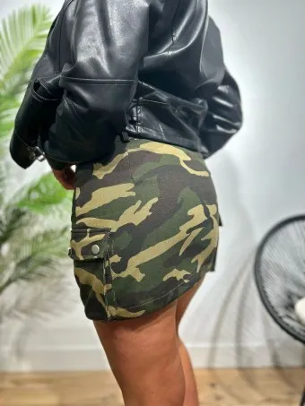 Falda Cargo Camuflaje MALLOCK Verde