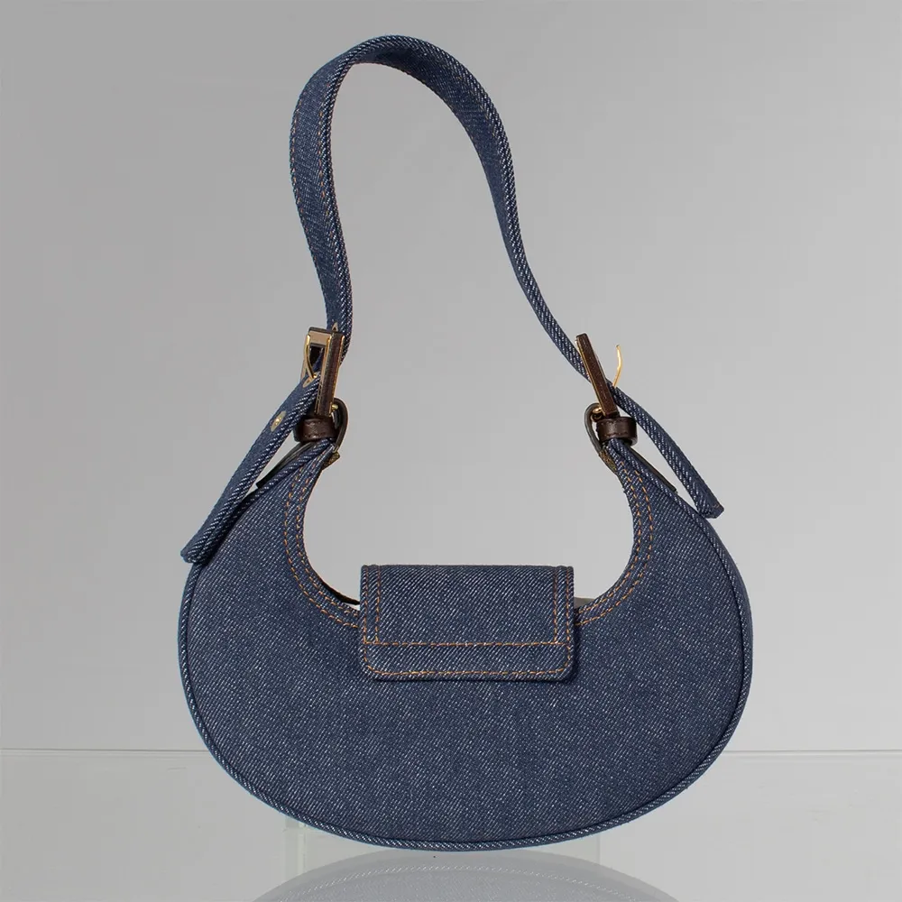 Fendi Bolso Cookie Hobo Mini Denim