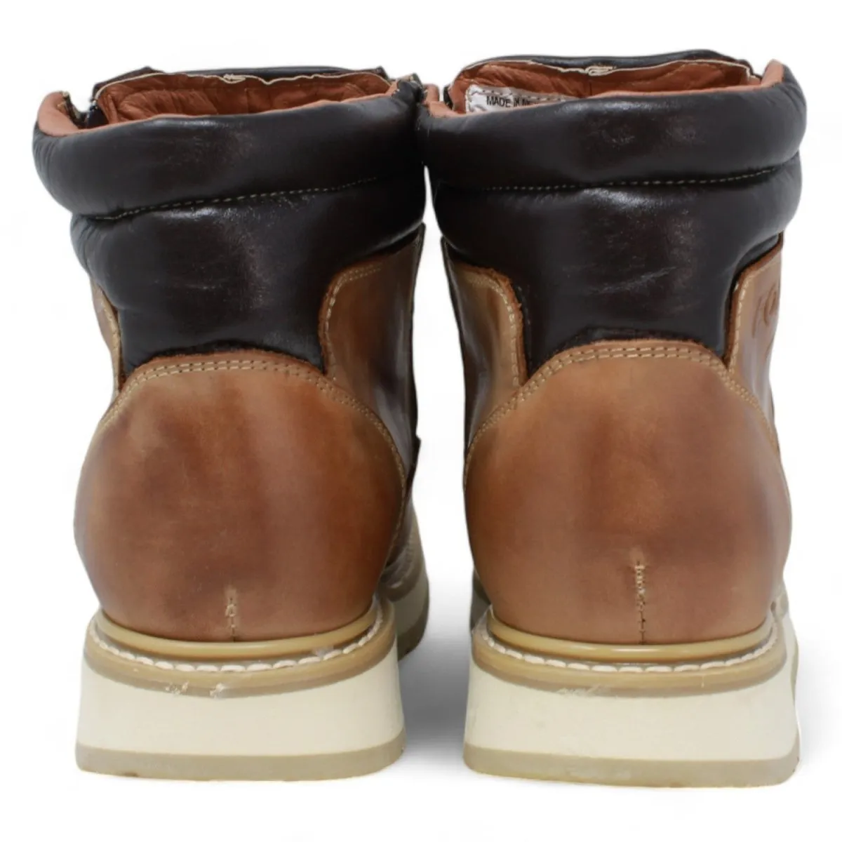 Forza Square Toe Work Boots with Double Zipper