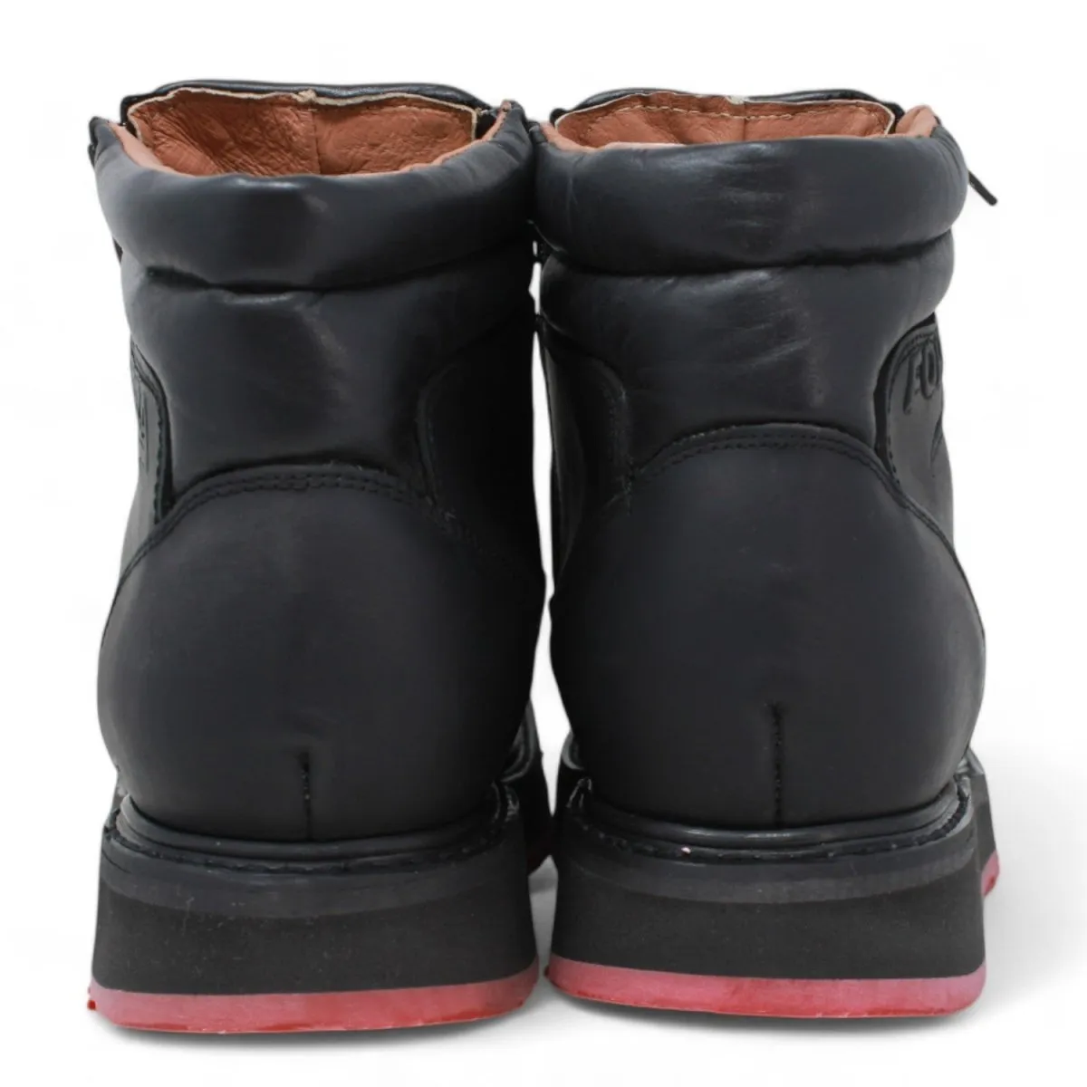 Forza Square Toe Work Boots with Double Zipper