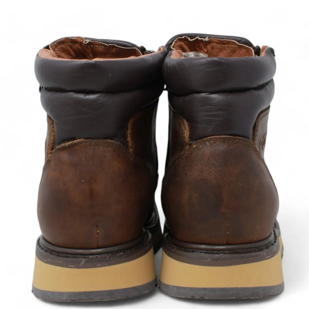 Forza Square Toe Work Boots with Double Zipper