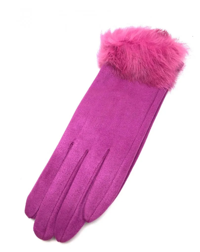 GUANTES DE PELO BUGAMBILIAS CORTOS DE ANTELINA ONNLINE 