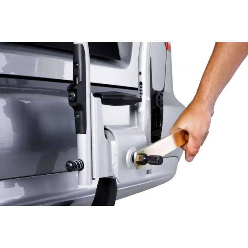 Hangon portabicicletas con enganche para remolque de 3 bicicletas, con inclinación Thule
