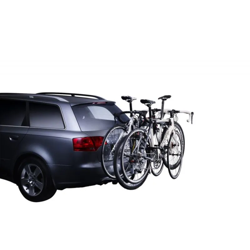 Hangon portabicicletas con enganche para remolque de 3 bicicletas, con inclinación Thule