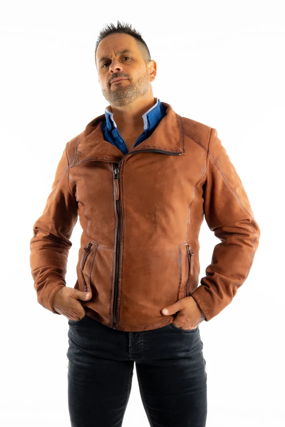 Jacke aus Nubuk ZORDAL