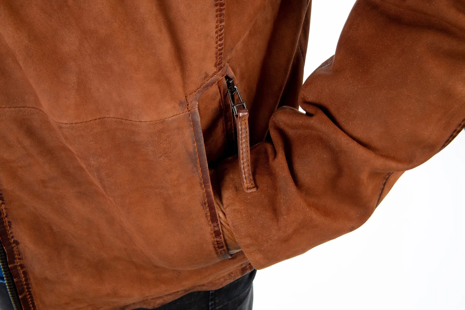 Jacke aus Nubuk ZORDAL