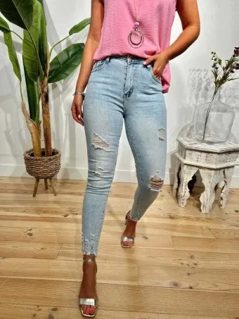 Jeans Push Up Ripped CITTENAY