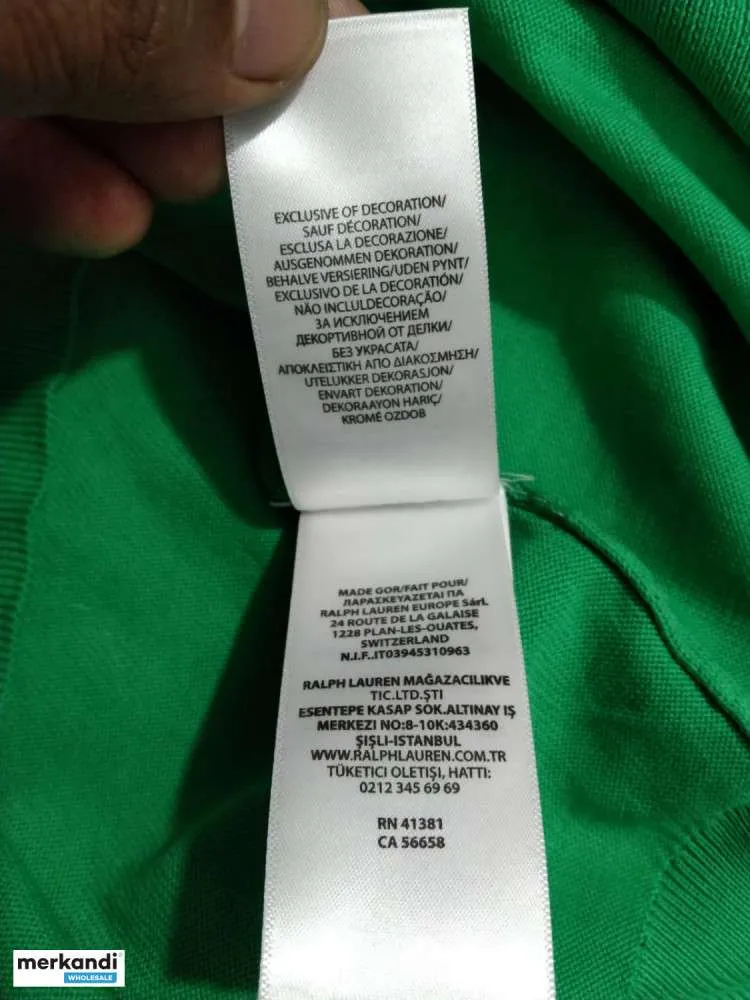 Jersey con cuello en V para hombre 100% algodón 10 colores diferentes de la S a la XXL