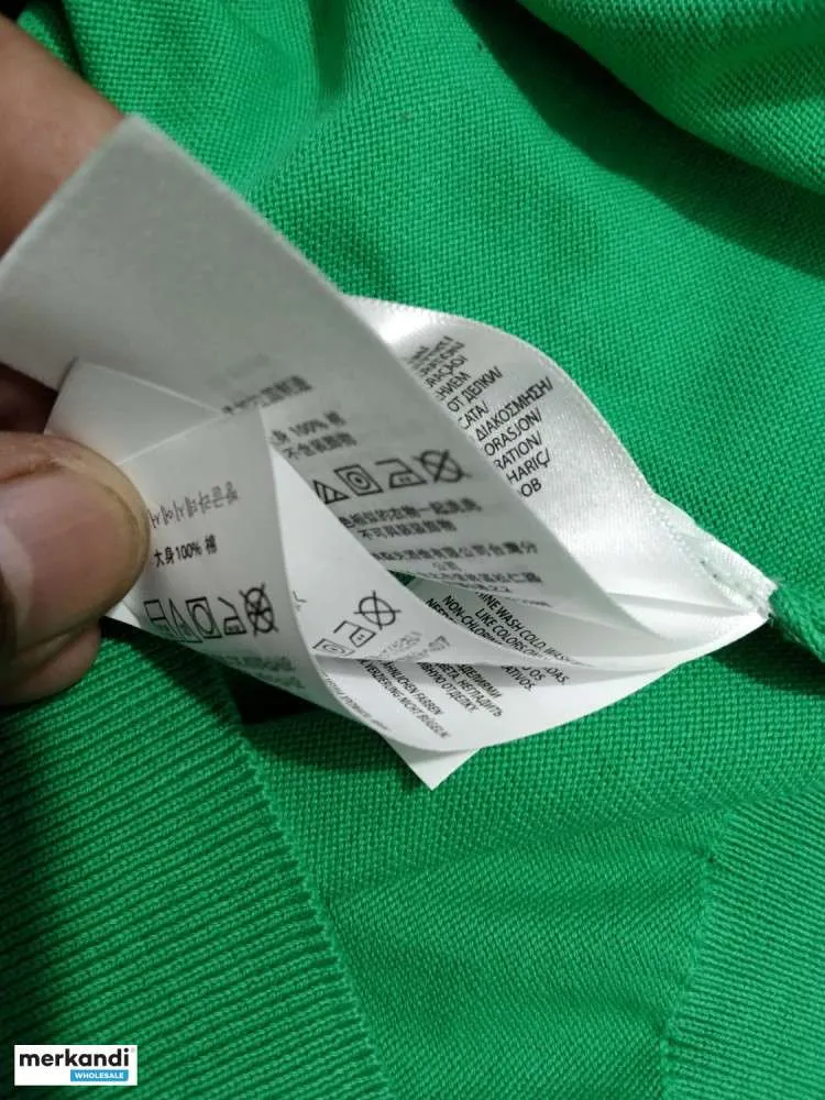 Jersey con cuello en V para hombre 100% algodón 10 colores diferentes de la S a la XXL