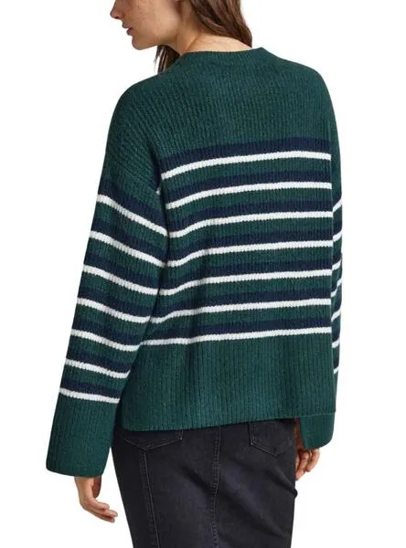 Jersey Pepe Jeans Ellison Verde Para Mujer