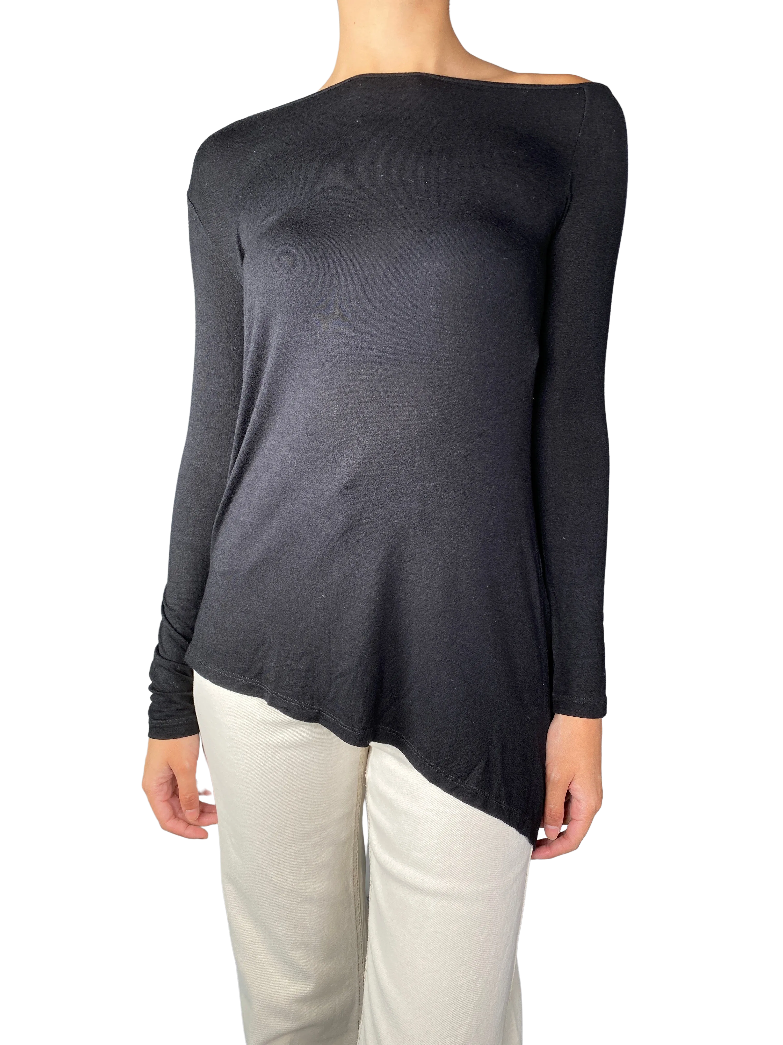 KARYN COO Polera Manga Larga Asimétrica