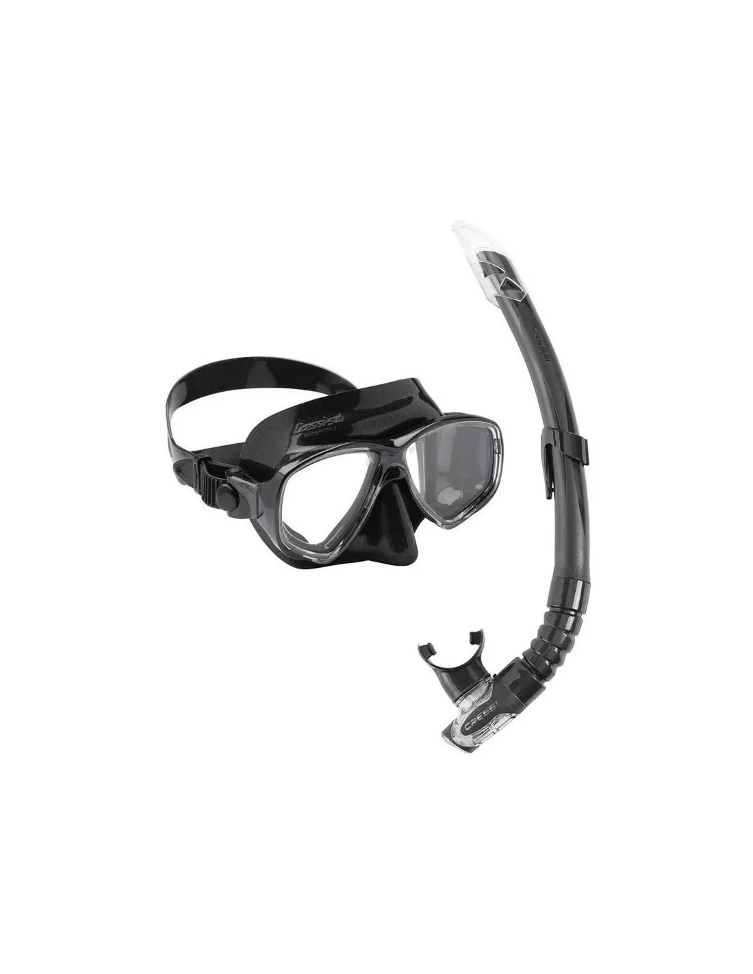 Kit de snorkel Cressi Sub Marea VIP Dark Negro (Marea + Gamma)