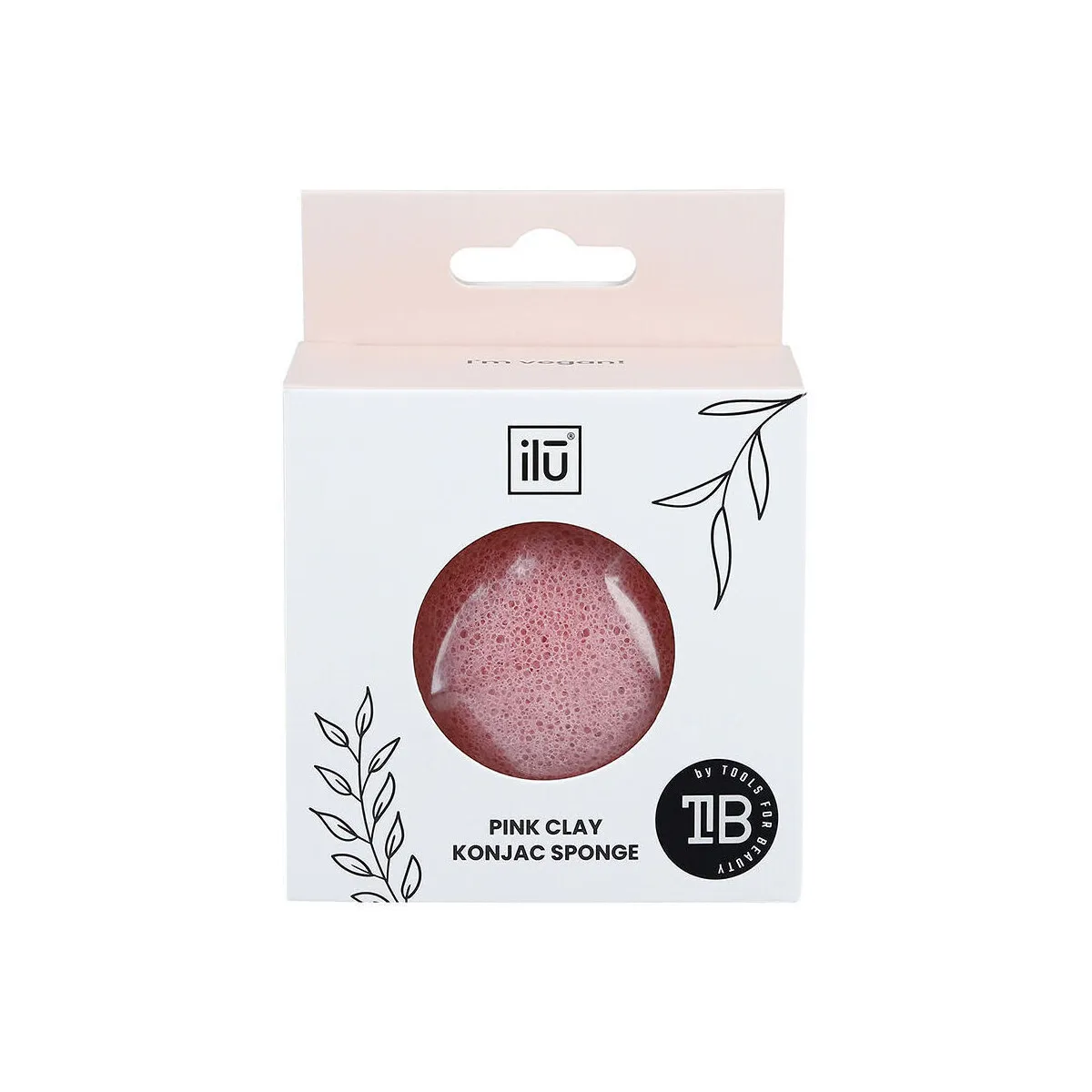 Konjac Esponja pink Clay