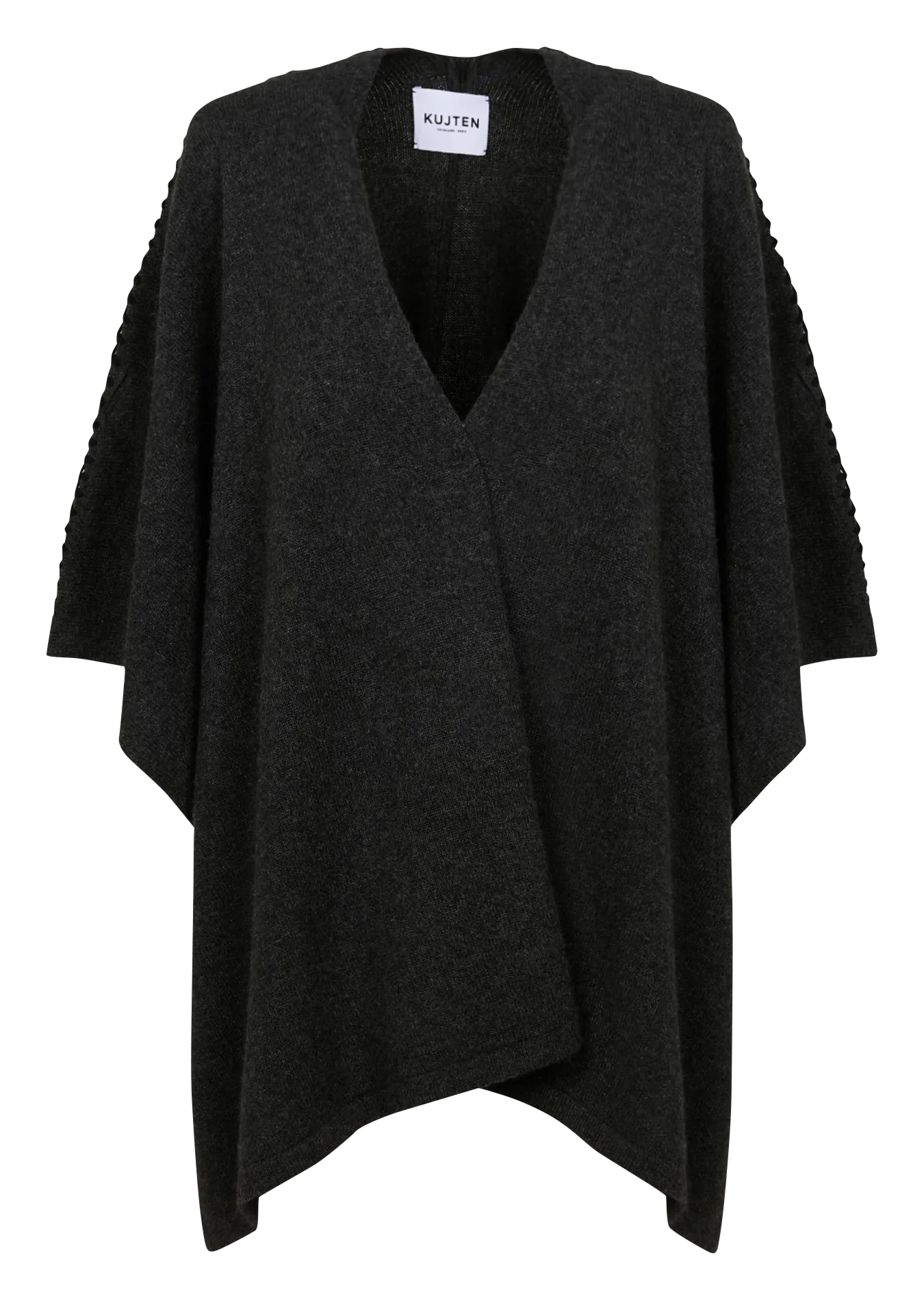 KUJTEN VALYA  CAPA DE CACHEMIRA EN GRIS