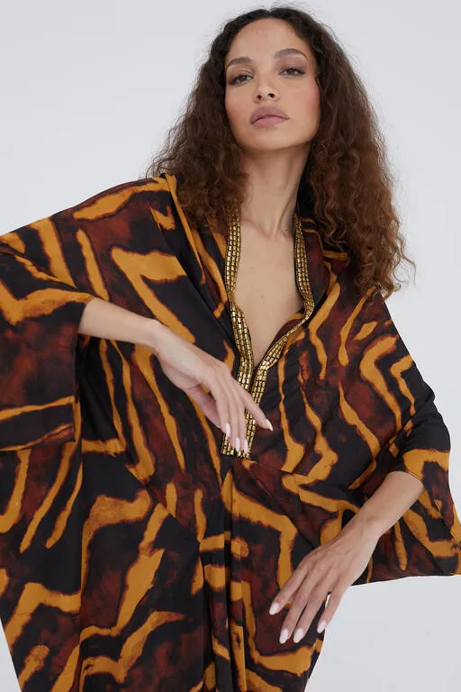Kurta corta estampado animal embroidery Lola Casademunt