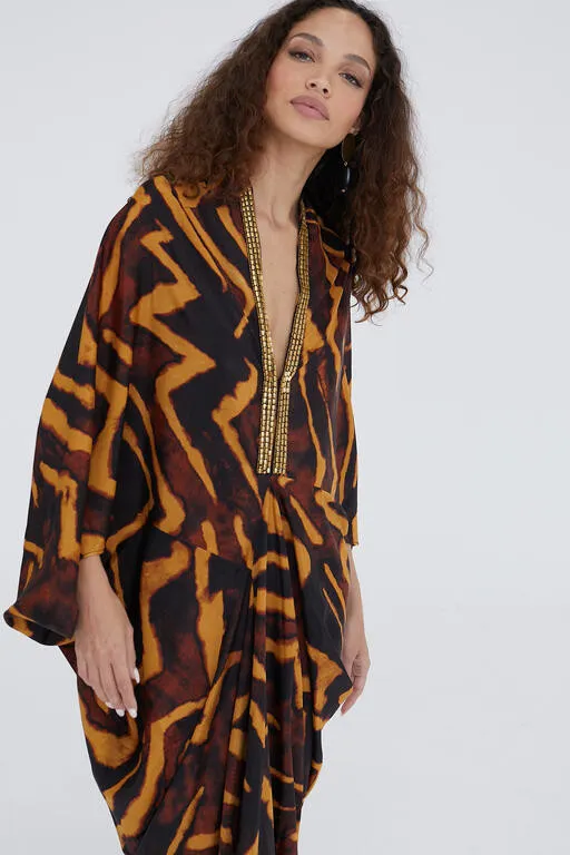 Kurta corta estampado animal embroidery Lola Casademunt