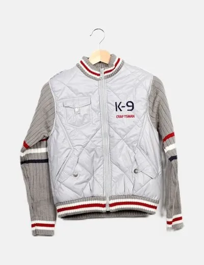 La moda Chaqueta impermeable combinada