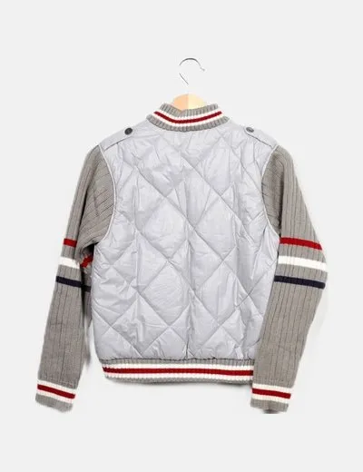 La moda Chaqueta impermeable combinada