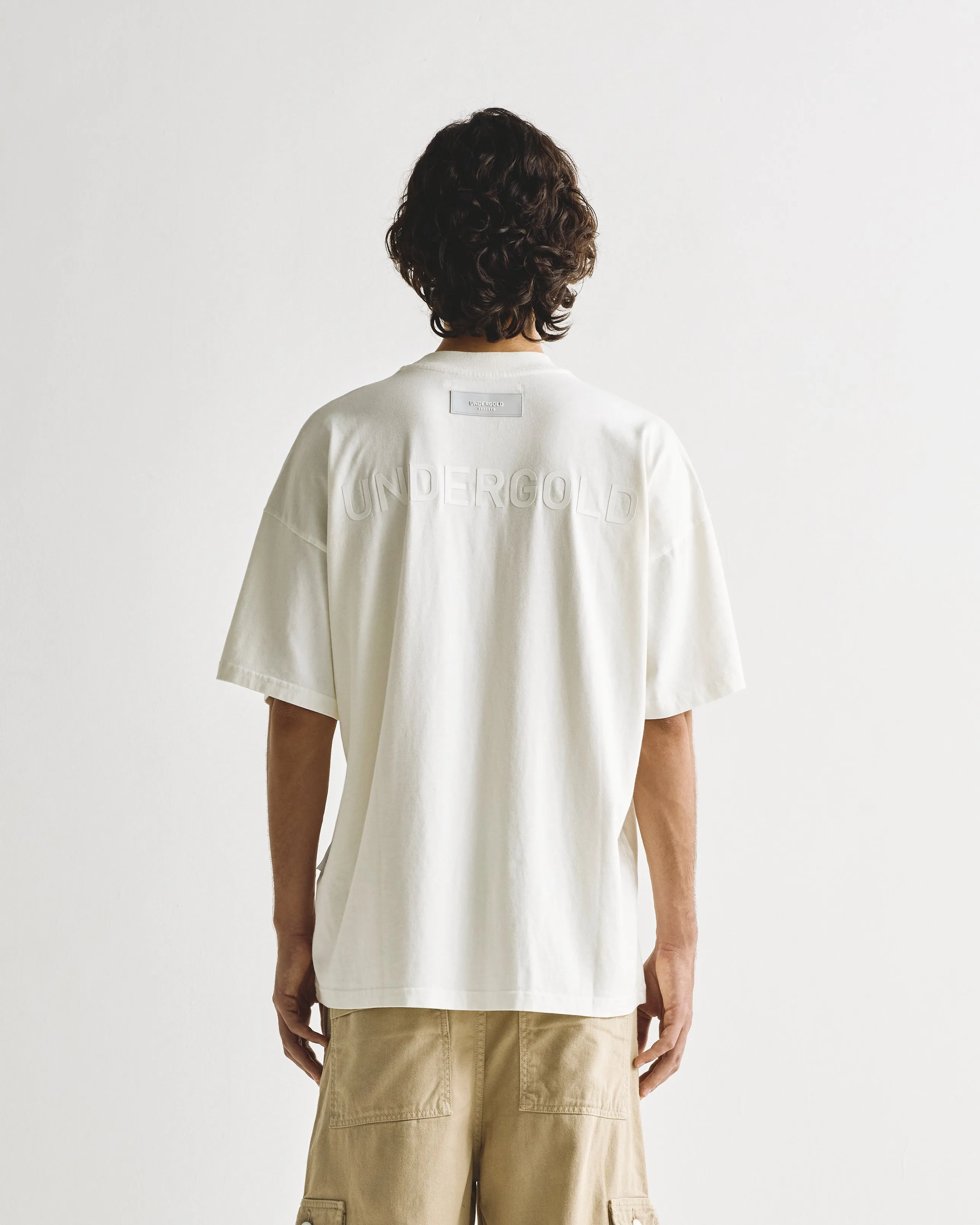 Line Logo Tshirt Cream