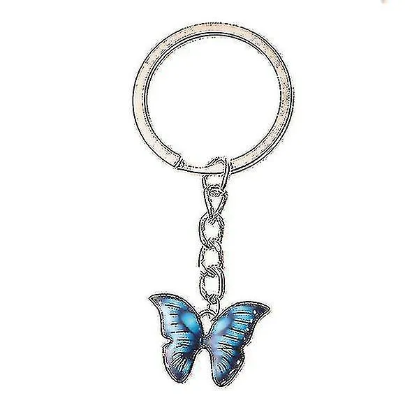 Llavero de moda Color Gote Butterfly Colgante Llavero