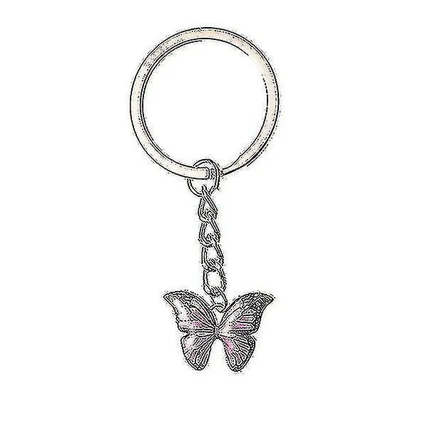 Llavero de moda Color Gote Butterfly Colgante Llavero