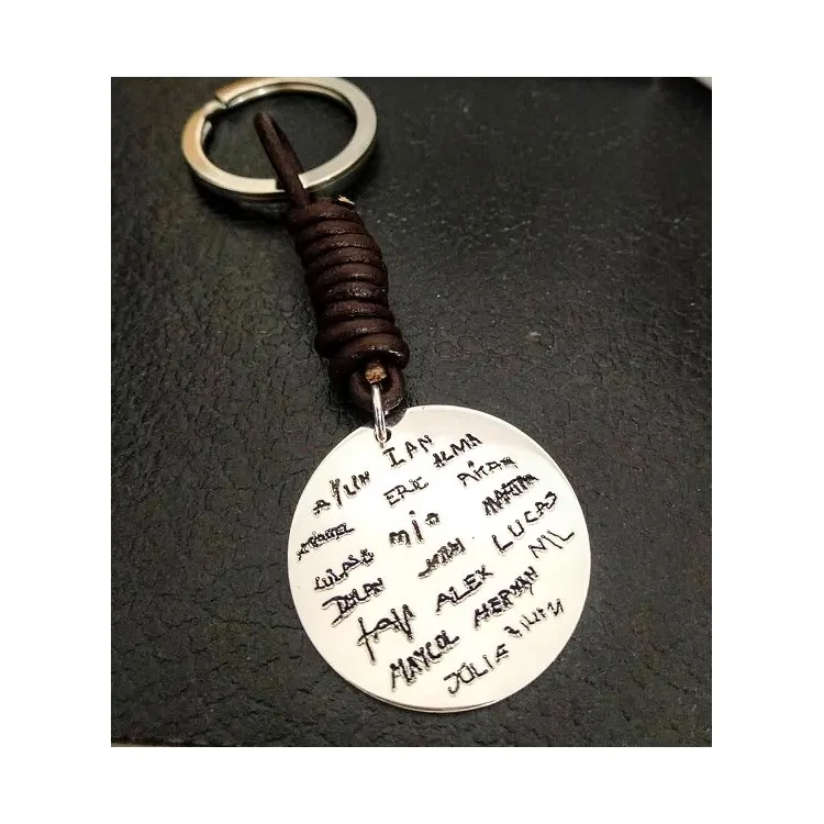 Llavero para profesores personalizado de plata  fabricación artesanal