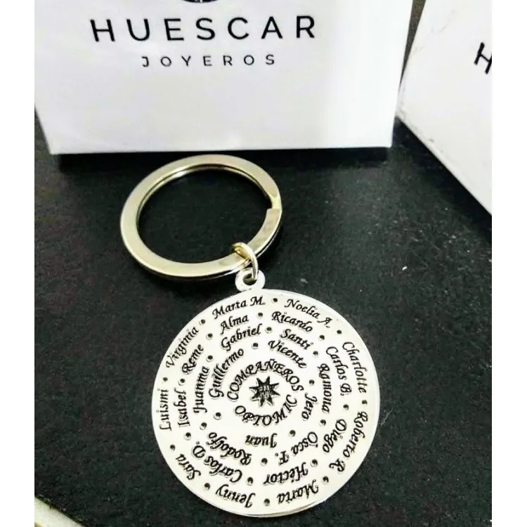 Llavero personalizado de plata  fabricación artesanal