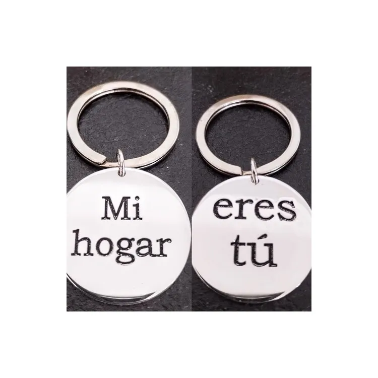 Llavero personalizado de plata  fabricación artesanal
