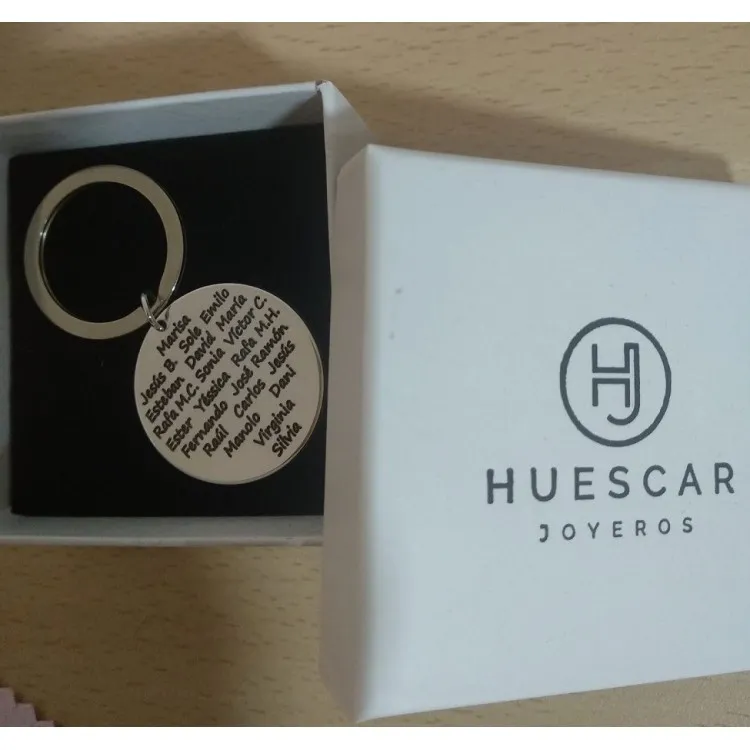 Llavero personalizado de plata  fabricación artesanal