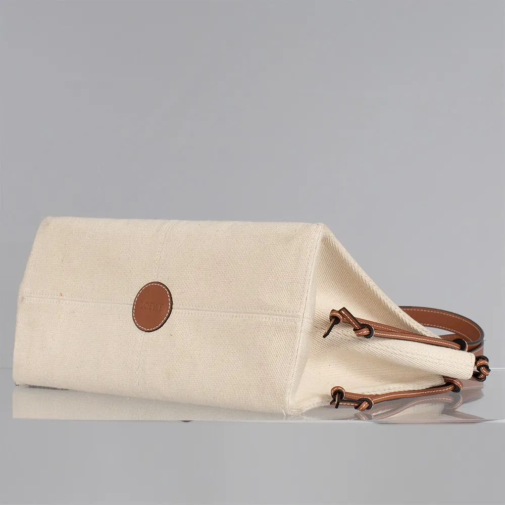 Loewe Bolso Tote Cushion Lona y Piel