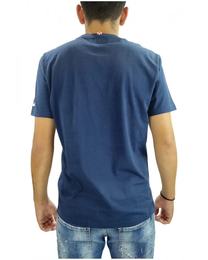 MC2 SAINT BARTH  CAMISETA ESTAMPADO SNOOPY PADEL CON LOGO BORDADO COLOR AZUL