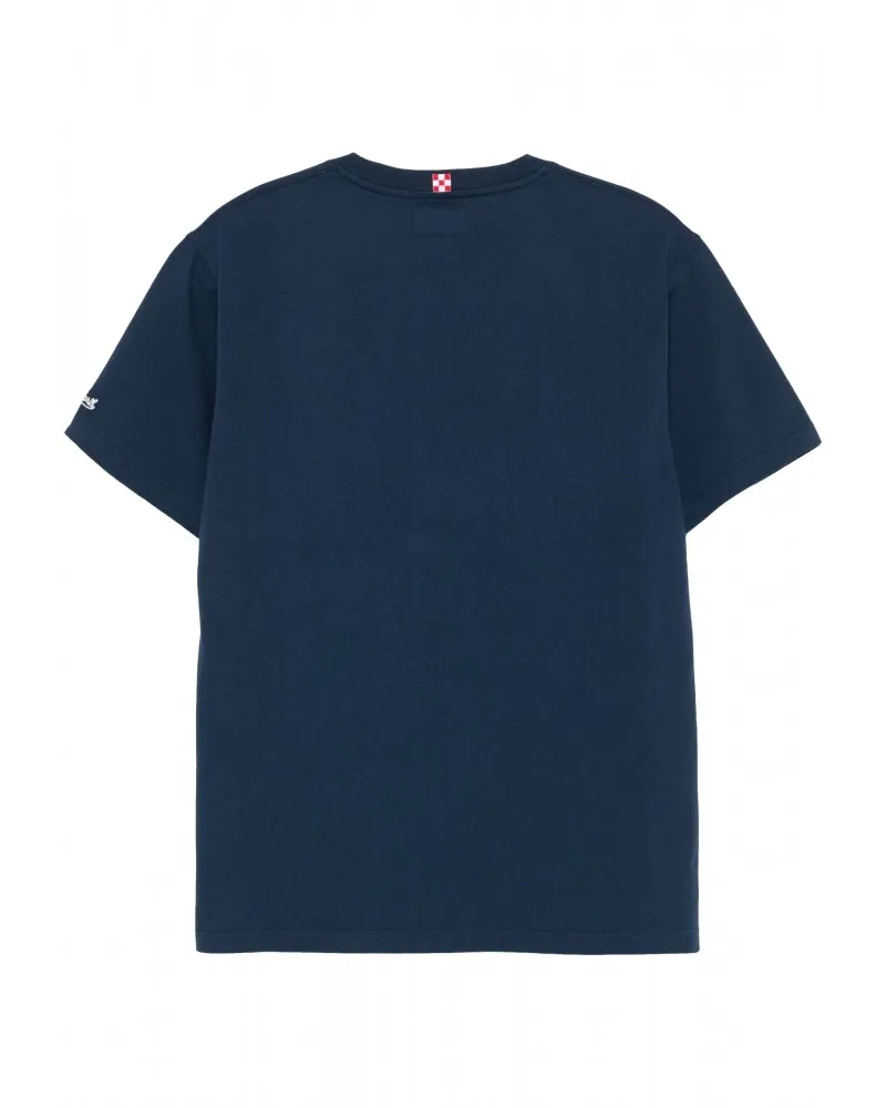 MC2 SAINT BARTH  CAMISETA ESTAMPADO SNOOPY PADEL CON LOGO BORDADO COLOR AZUL