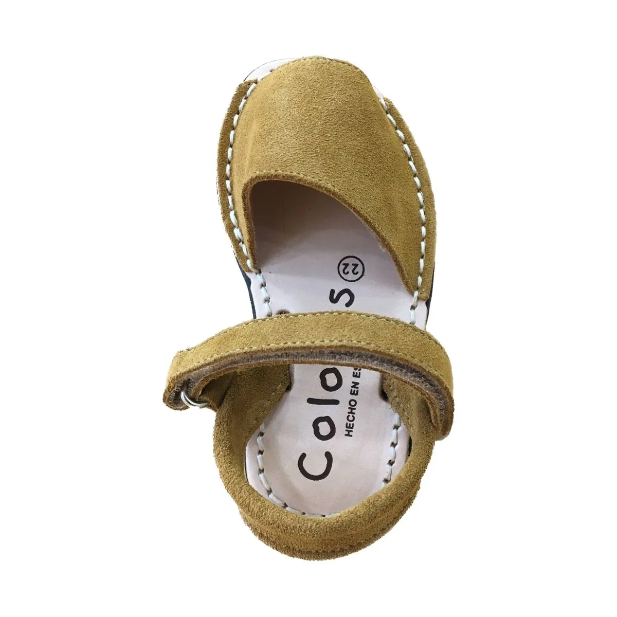 MENORQUINAS DE PIEL MARRóN DE NIñA COLORES 2639318 (TALLAS DE 18 A 36)