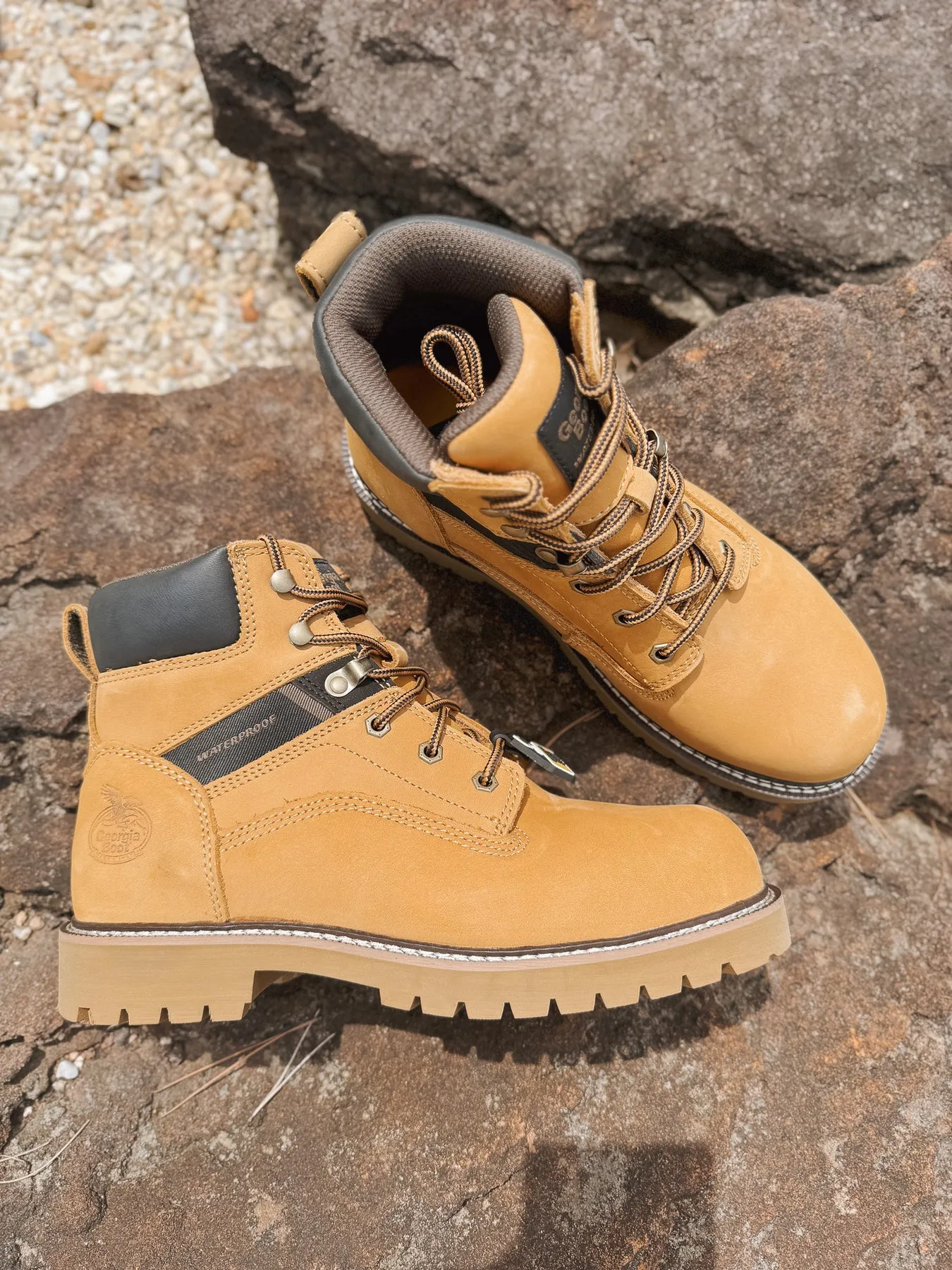 MEN'S GEORGIA BOOT CORE 37 STEEL TOE WATERPROOF WORK BOOT