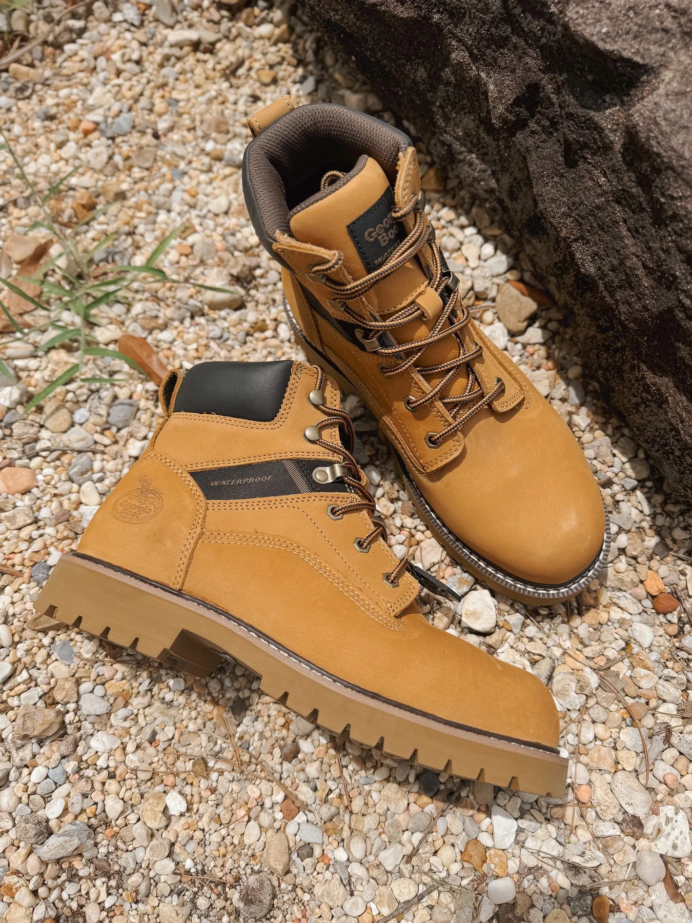 MEN'S GEORGIA BOOT CORE 37 STEEL TOE WATERPROOF WORK BOOT