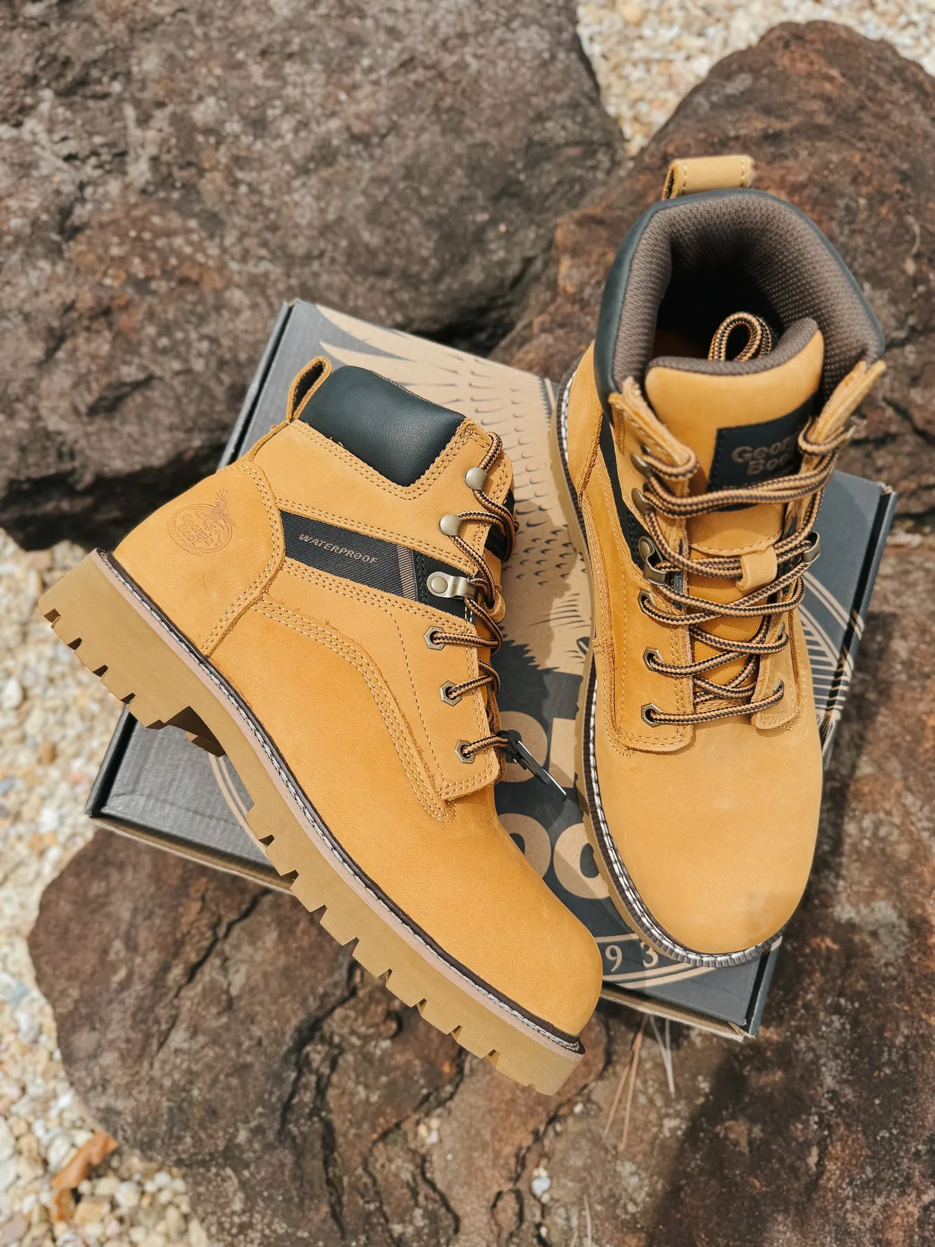 MEN'S GEORGIA BOOT CORE 37 STEEL TOE WATERPROOF WORK BOOT