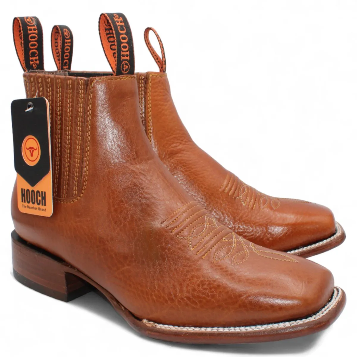 MEN'S SQUARE TOE ANKLE BOOTS  MARTELL