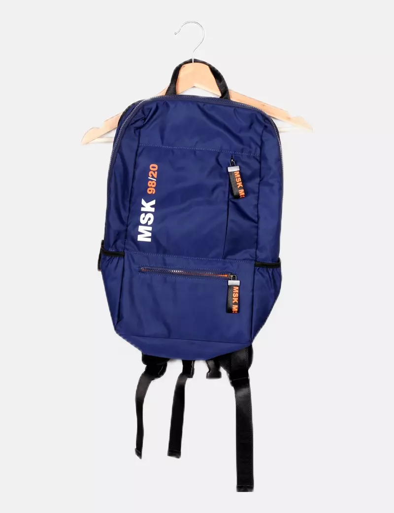 Misako Mochila azul casual