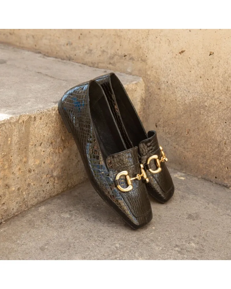 Mocasín de piel COCO TOP3SHOES 22758 MARRON