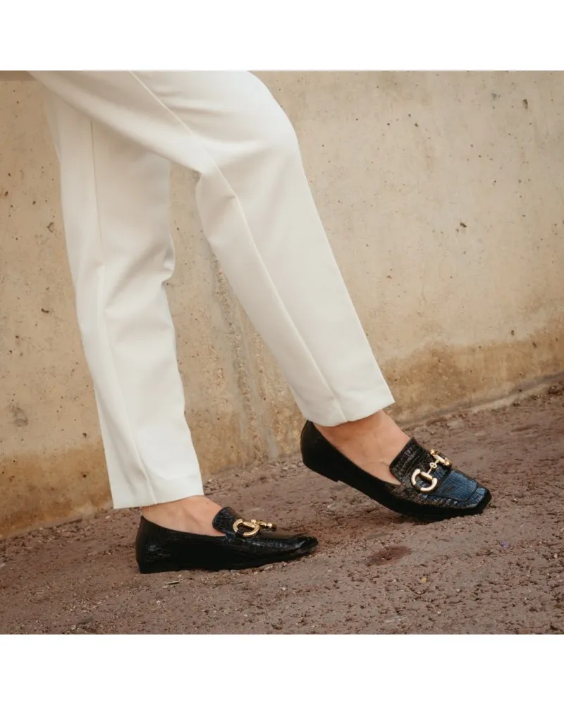 Mocasín de piel COCO TOP3SHOES 22758 MARRON