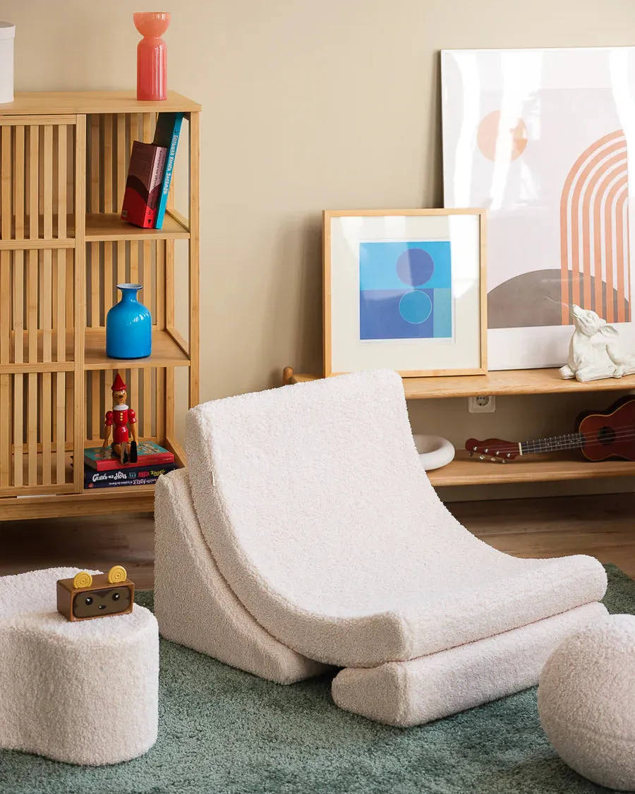 MOON CHAIR  TEDDY  CREAM WHITE