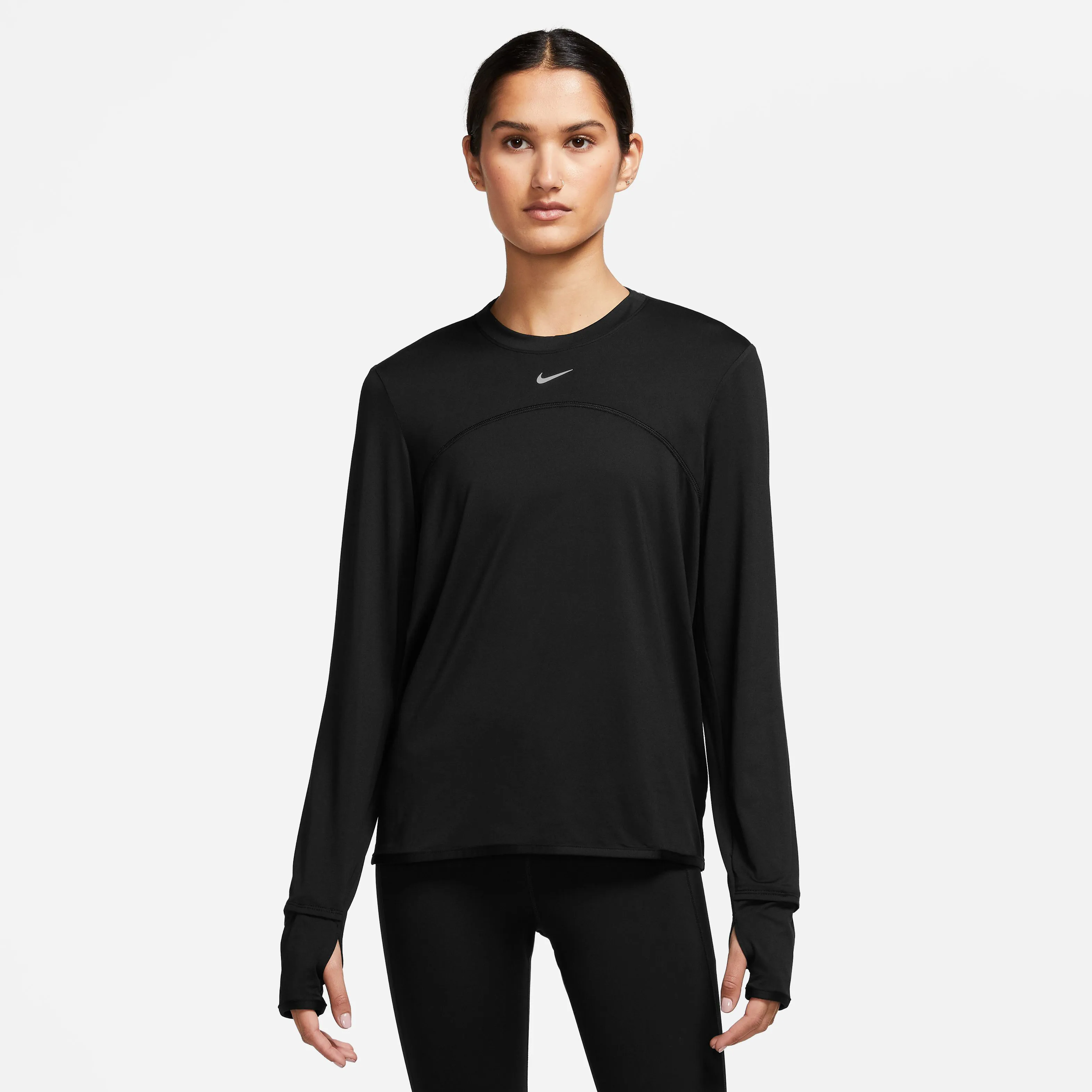 NIKE DRIFIT SWIFT ELEMENT UV CREWNECK TOP DE RUNNING MUJERES