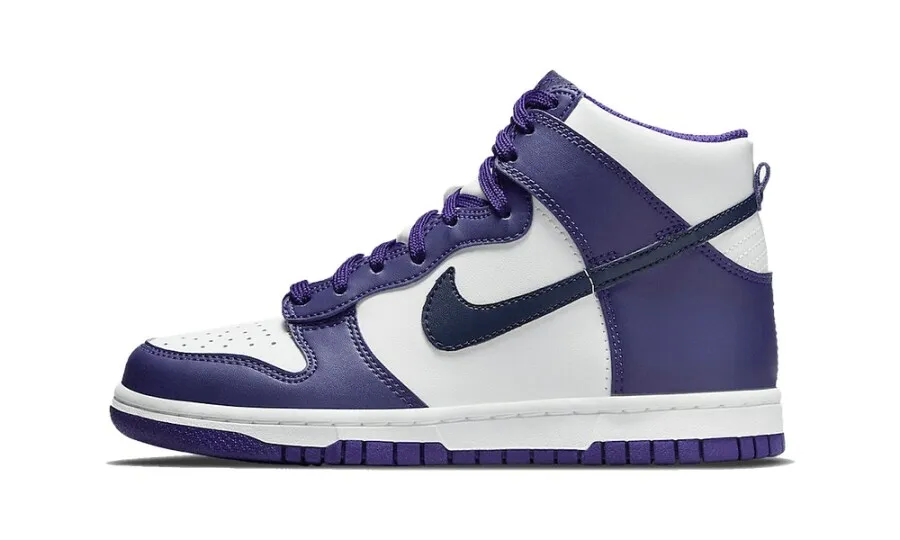 Nike Dunk High Electro Purple Midnight Navy (GS)