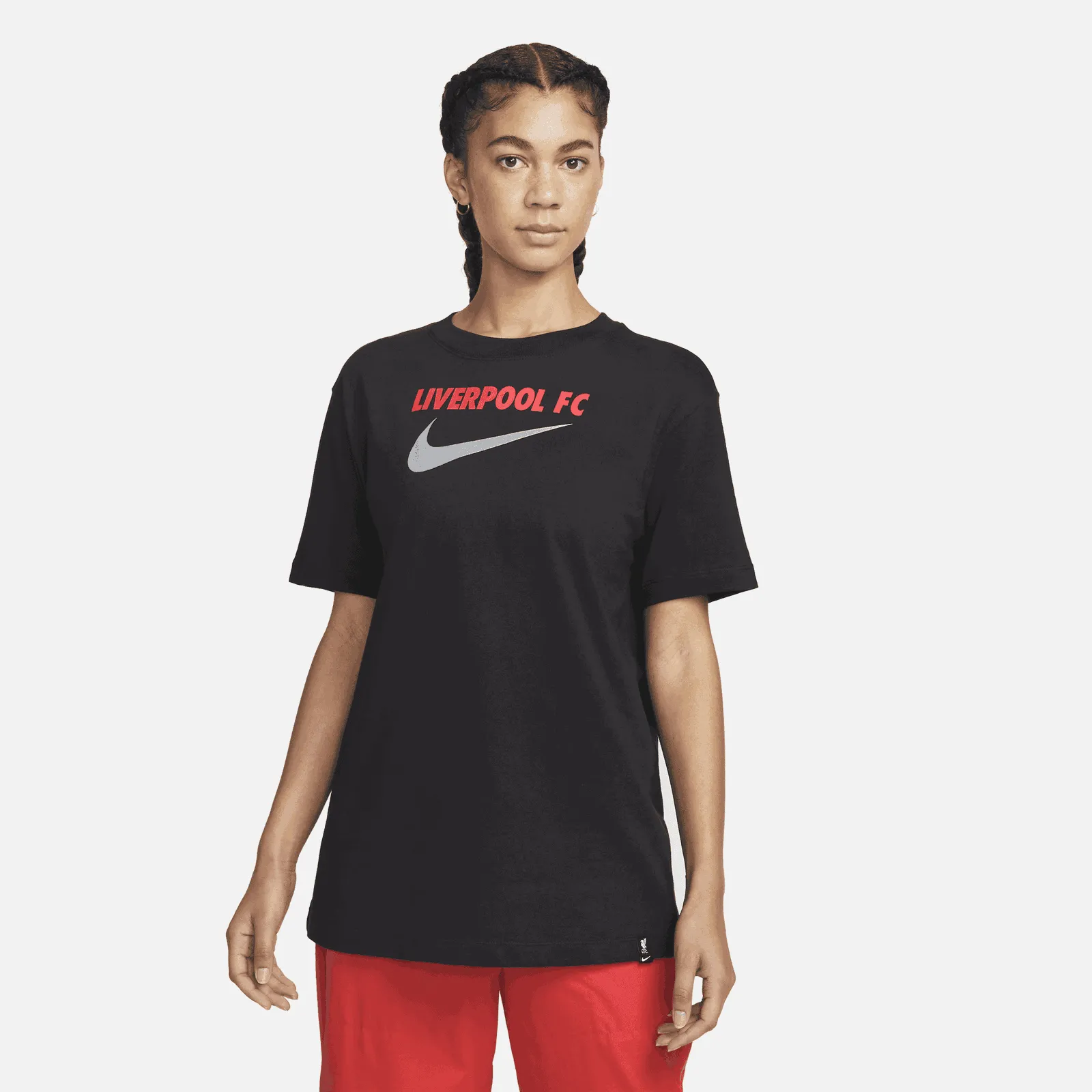 NIKE LIVERPOOL F.C. SWOOSH  FOOTBALL TSHIRT