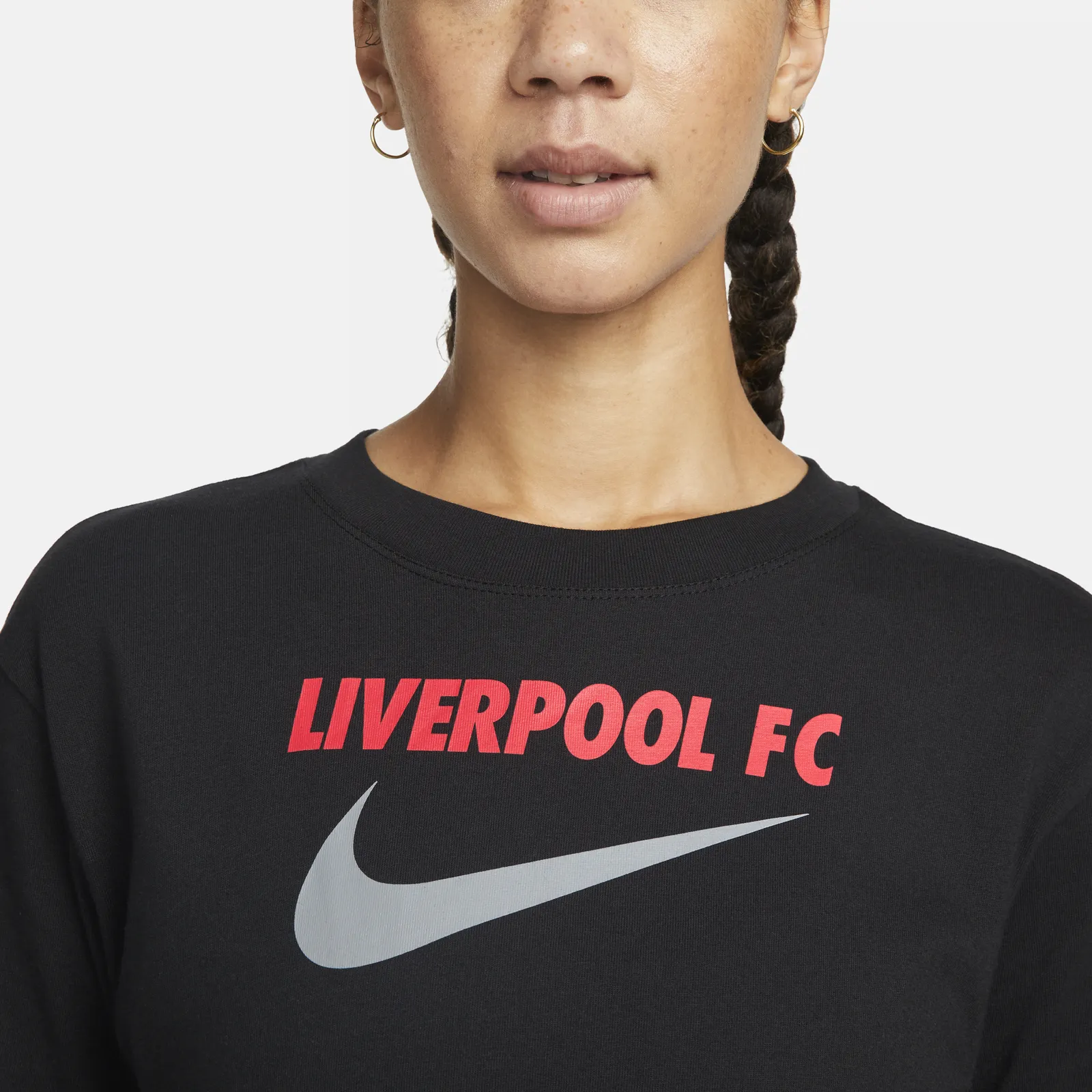NIKE LIVERPOOL F.C. SWOOSH  FOOTBALL TSHIRT