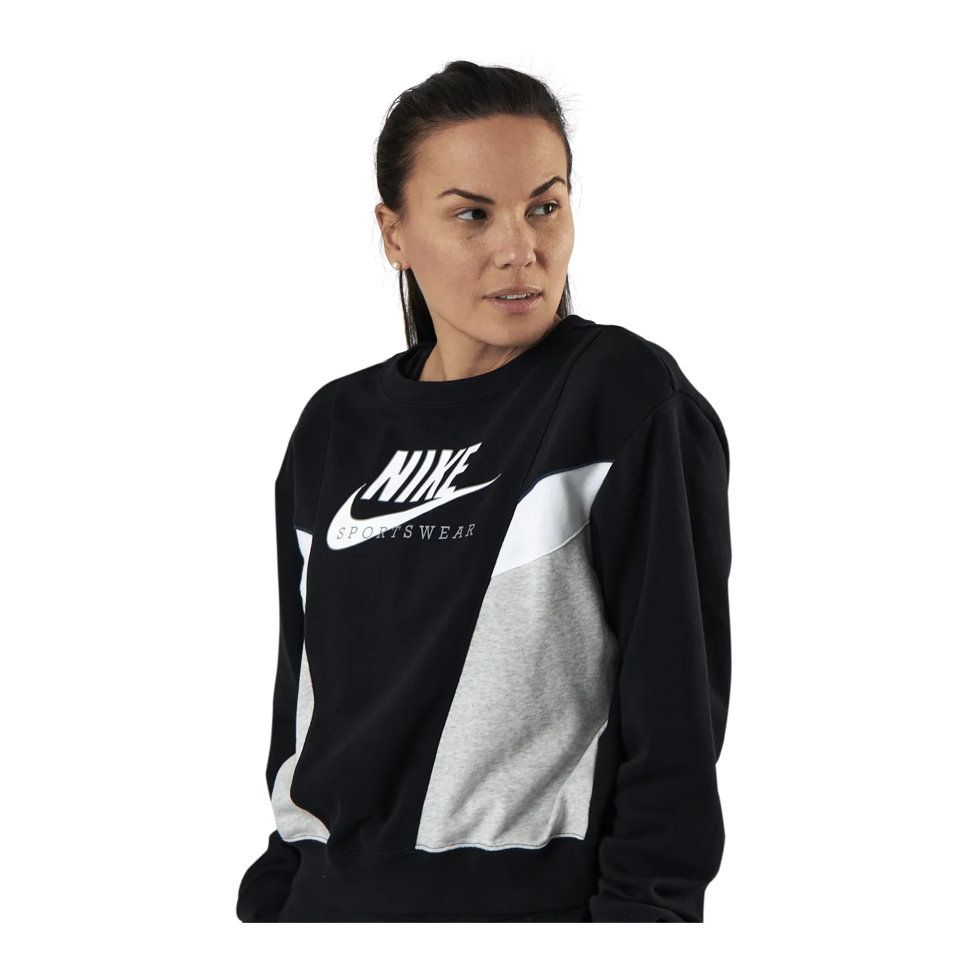 Nike Nsw Heritage Crew Flc Black