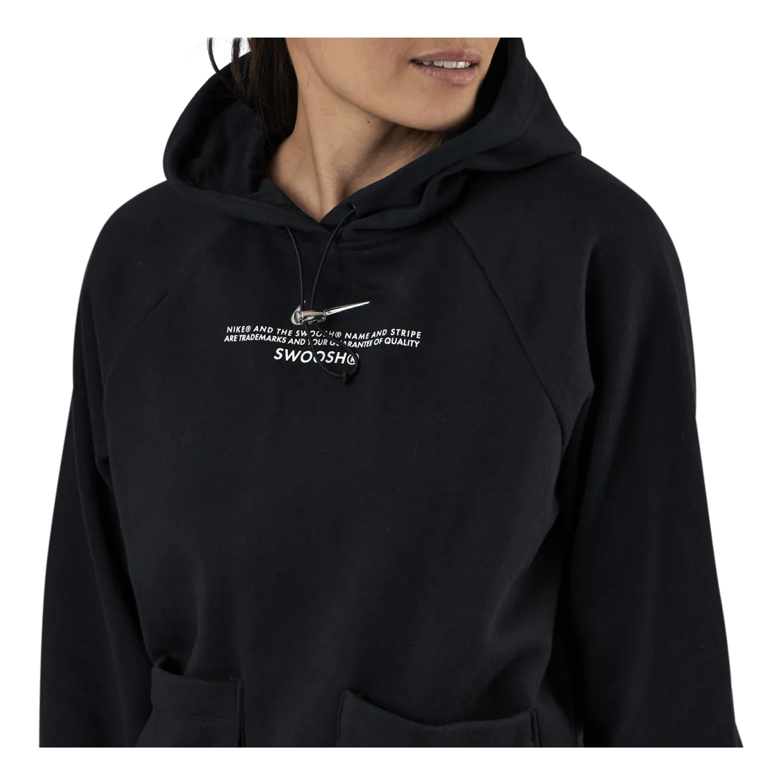Nike Nsw Swoosh Hoodie Ft White/Black