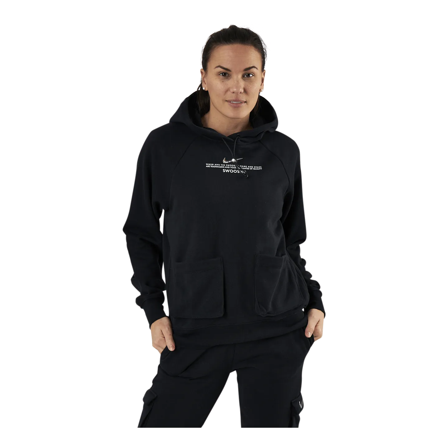 Nike Nsw Swoosh Hoodie Ft White/Black
