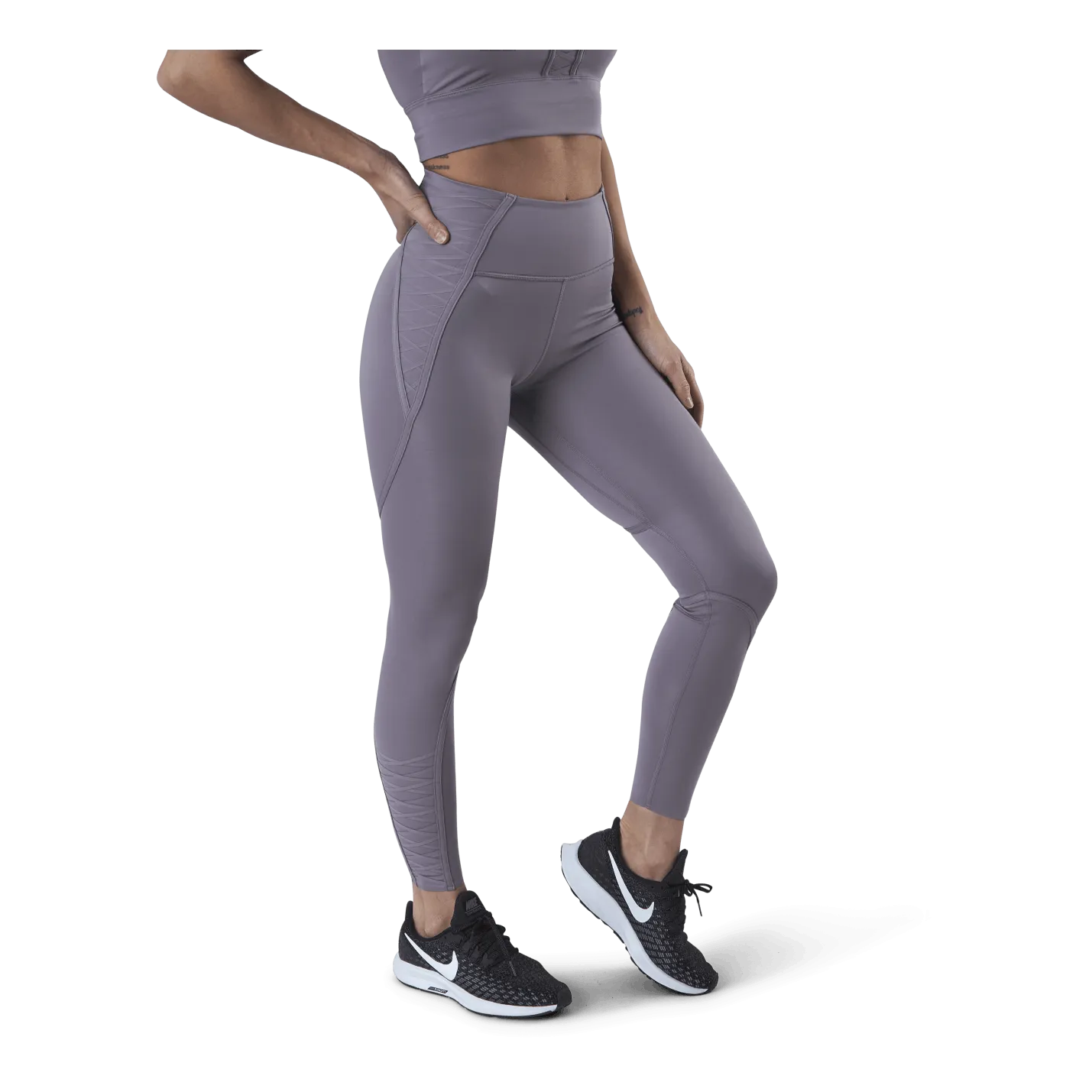 Nike One Luxe Lacing 7/8 Tights Purple