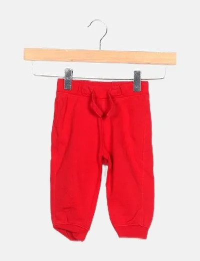 NoName Pantalón rojo jogger